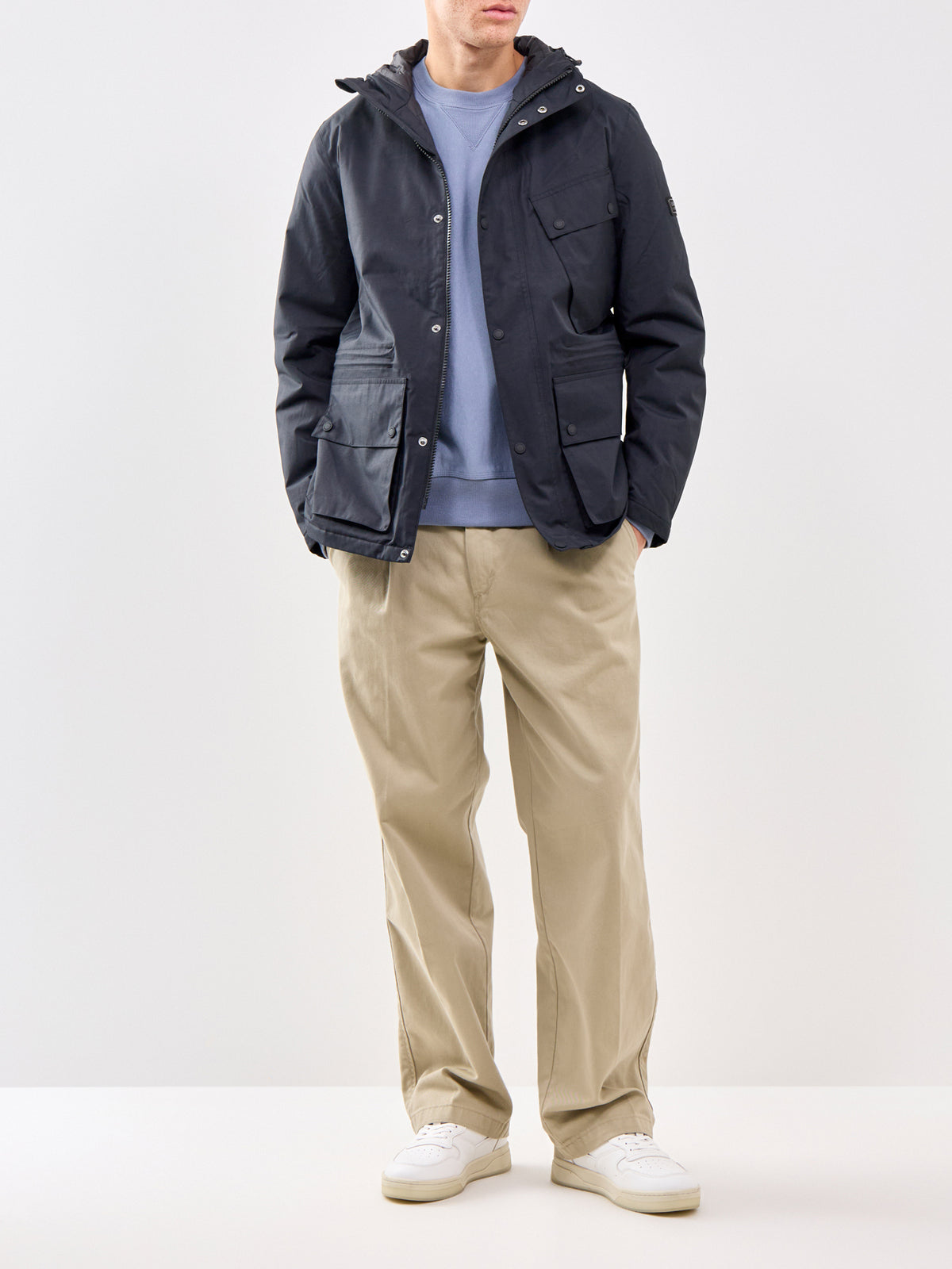 Endley Waterproof Field Jacket Black
