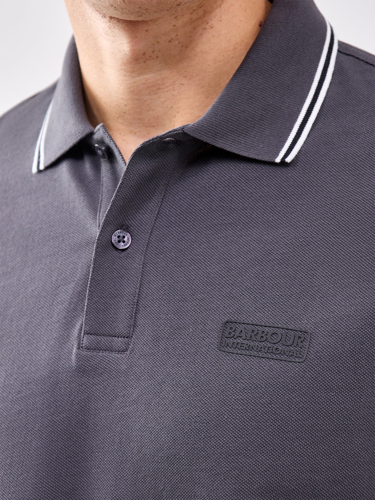 Evan Tipped Polo Shirt Green