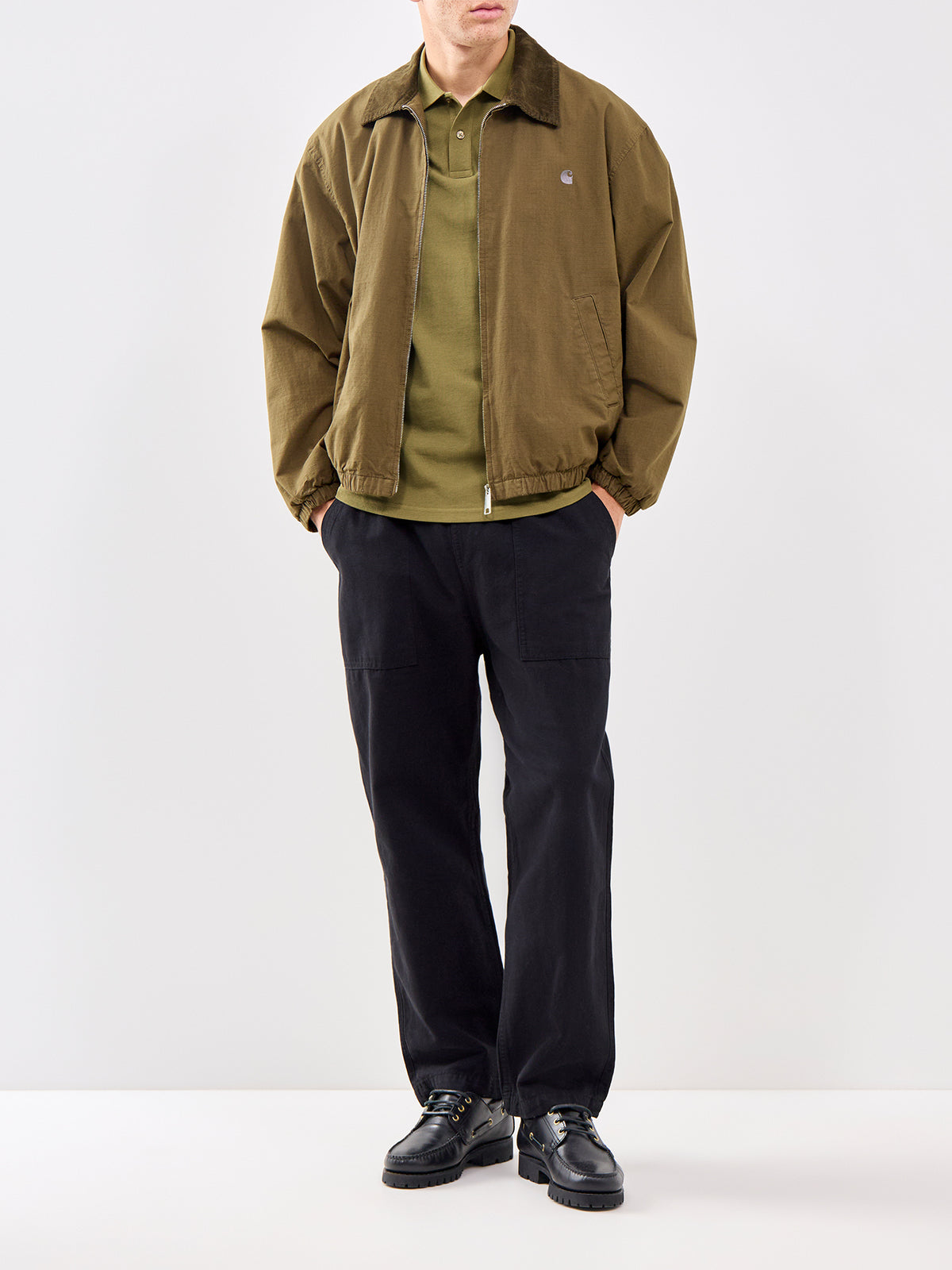 Evan Tipped Polo Shirt Green