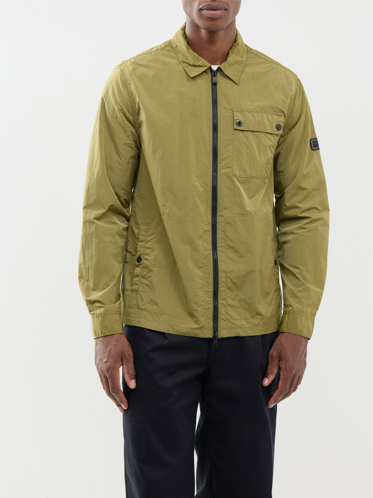 Barbour International Inline Overshirt Green
