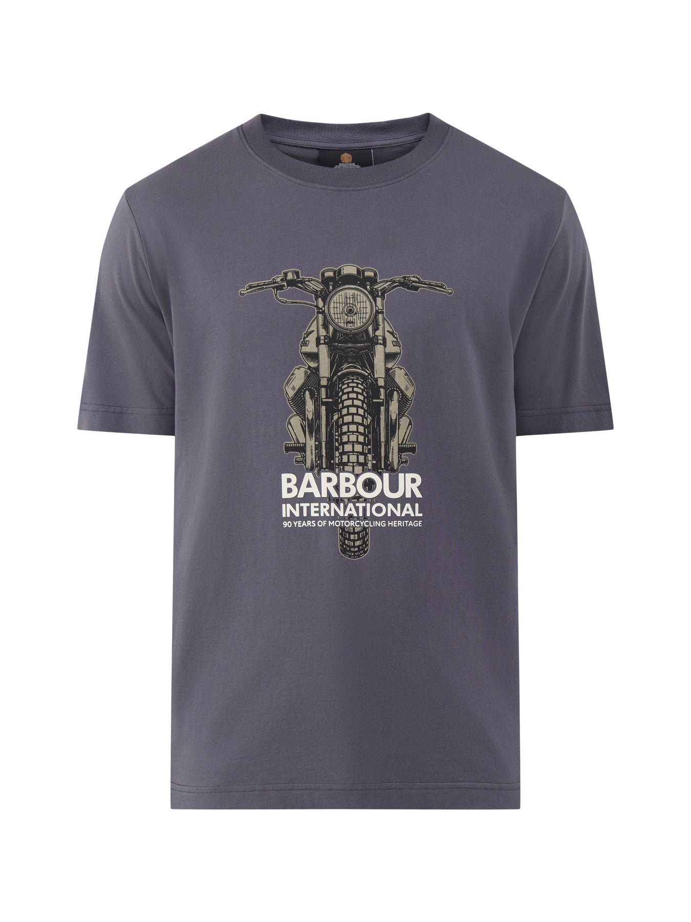 Barbour International Causey Graphic T-Shirt Grey