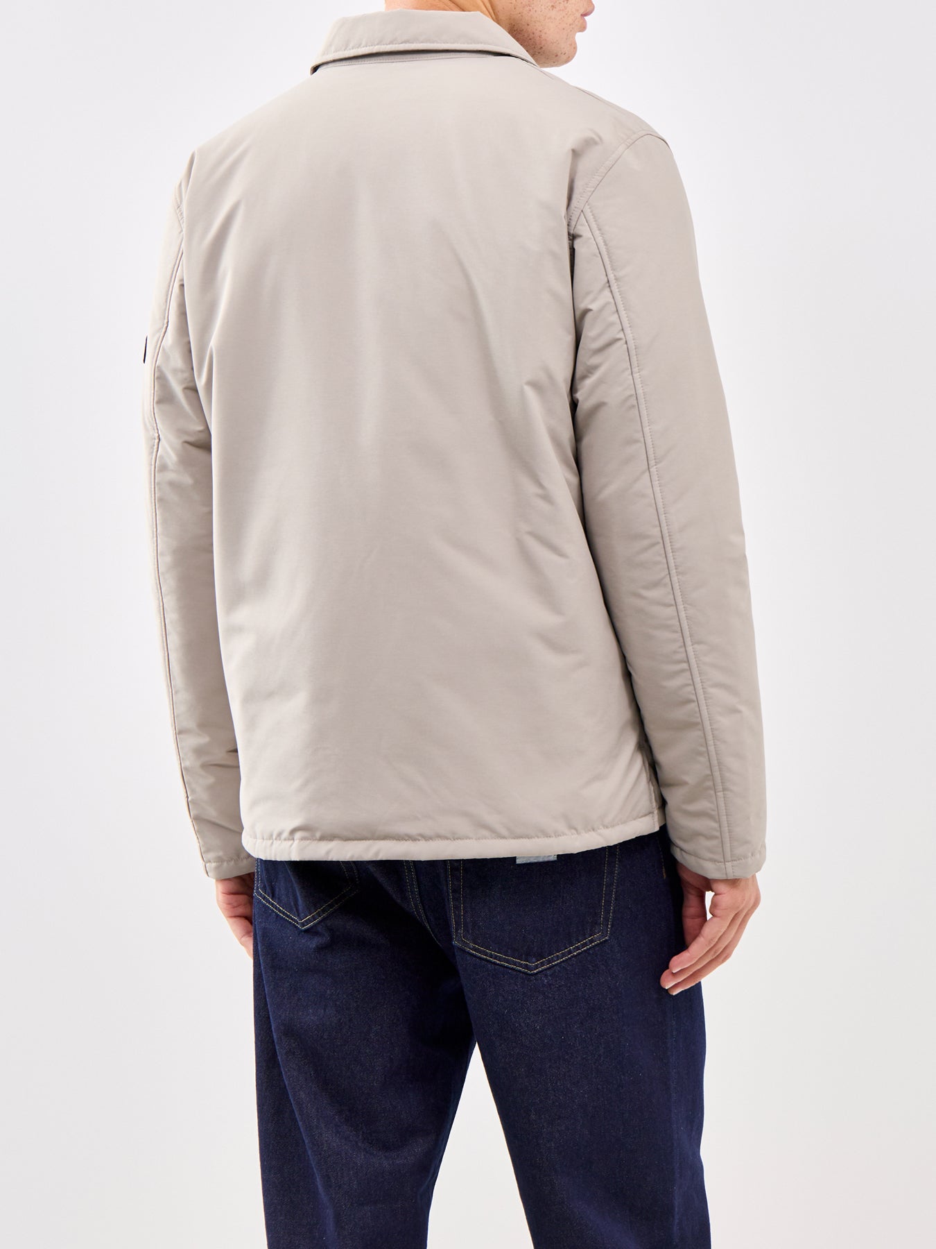 Distill Quilted Shirt Jacket Cream