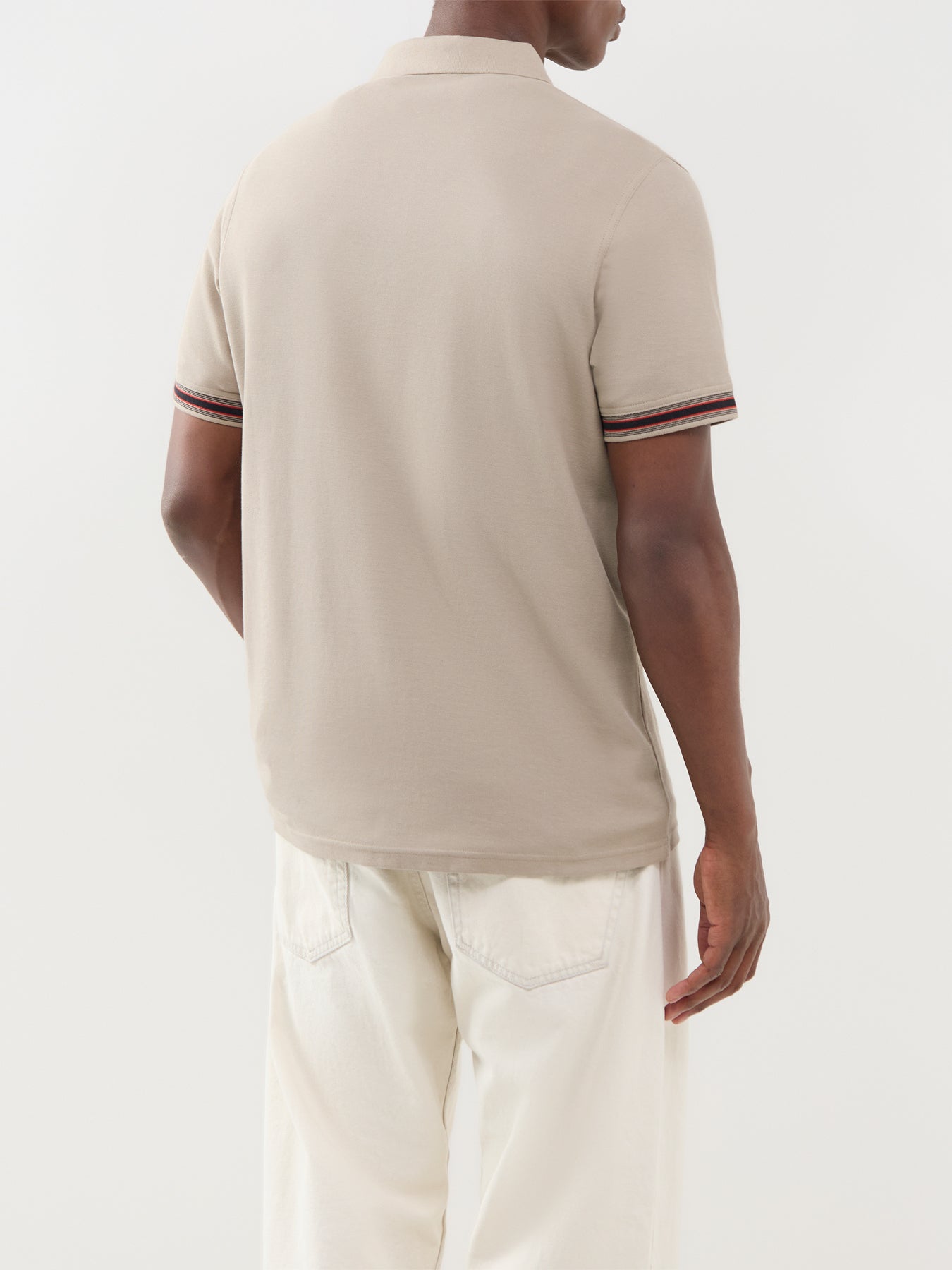 Barbour International Horseferry Polo Shirt Cream