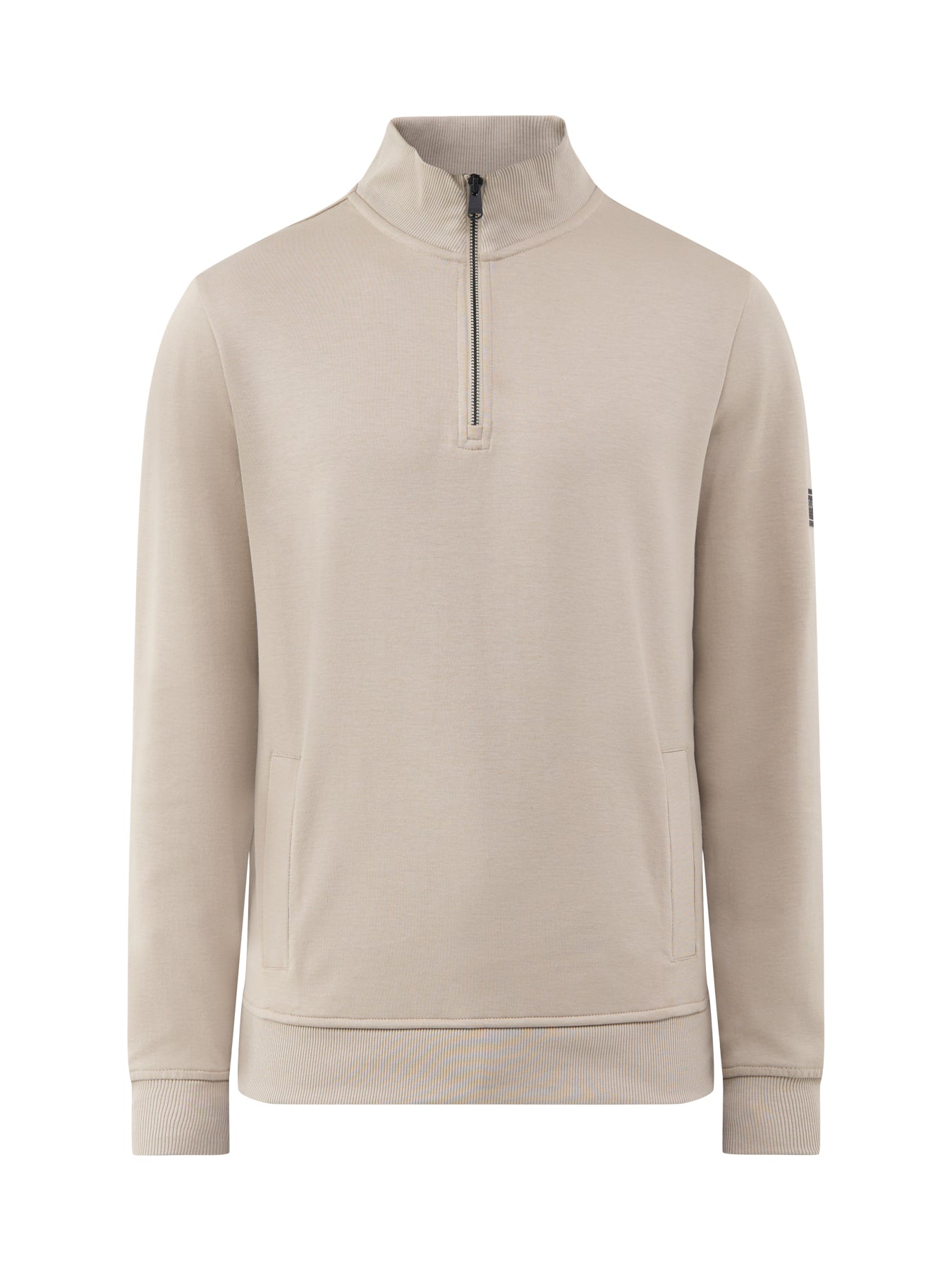 Barbour International Ilford Interlock Funnel Neck Sweatshirt Cream