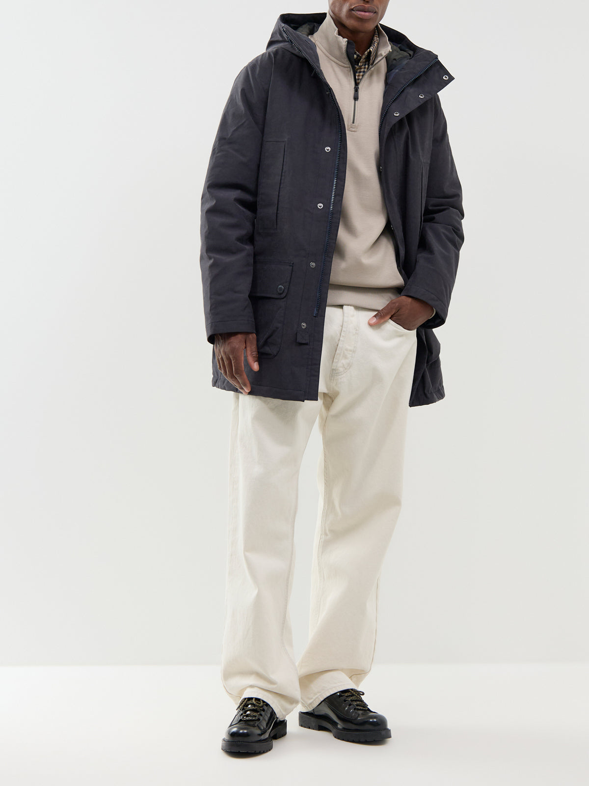 Barbour Northfield Winter Waterproof Parka Navy