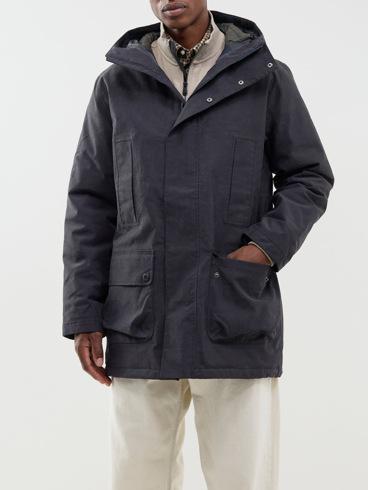 Barbour Northfield Winter Waterproof Parka Navy