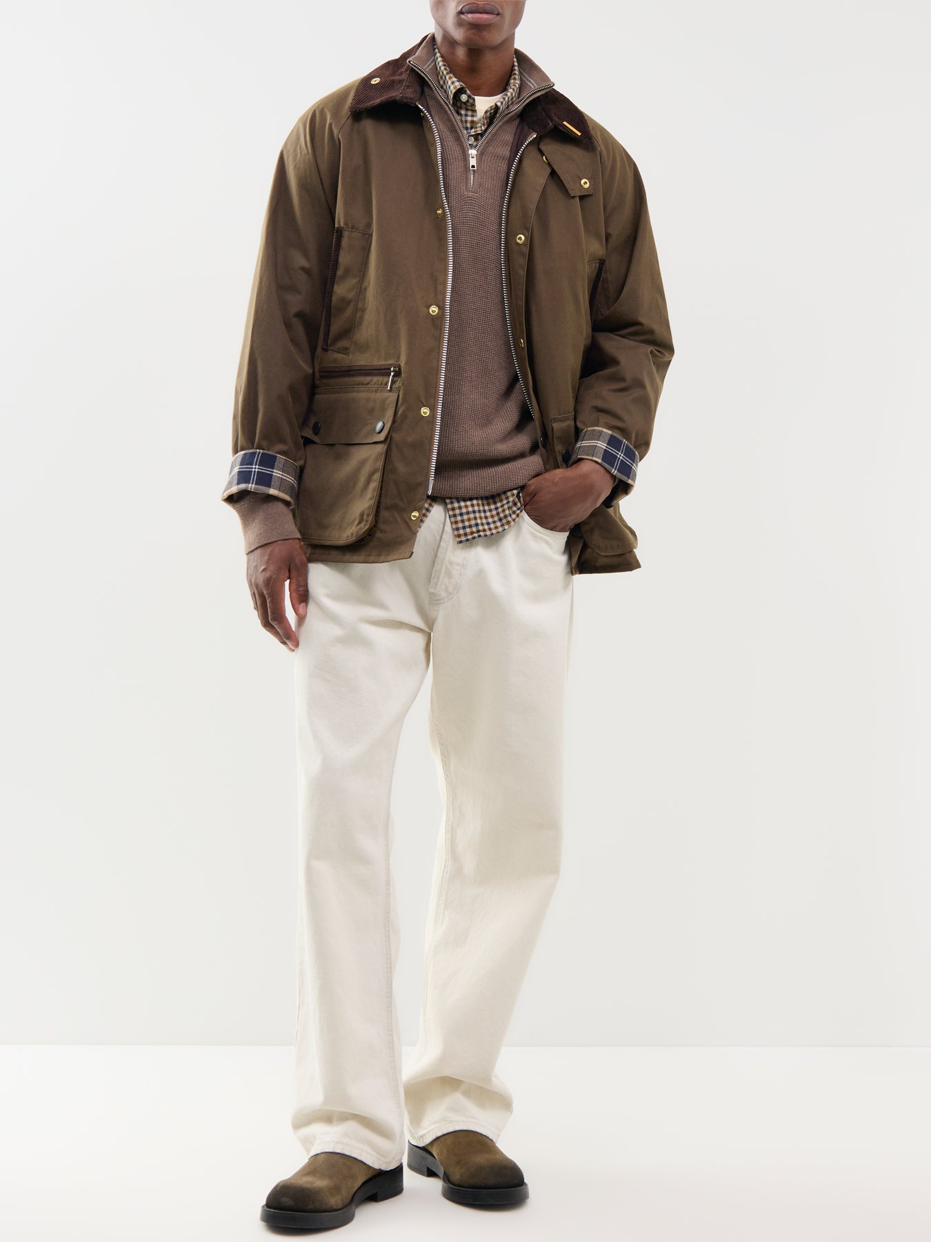 Icons Bedale Wax Jacket Brown