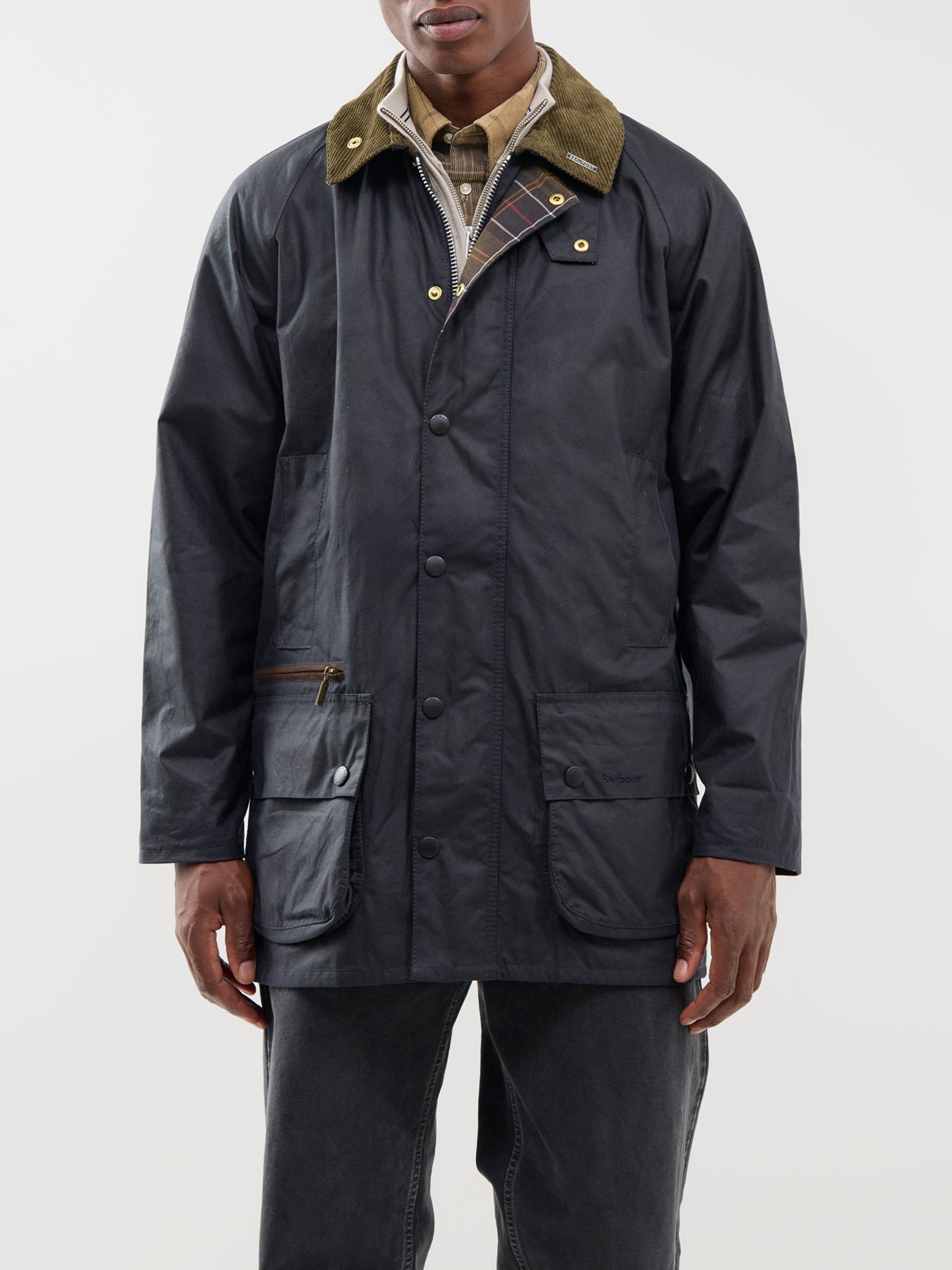 Barbour Icons Beaufort Wax Jacket Navy