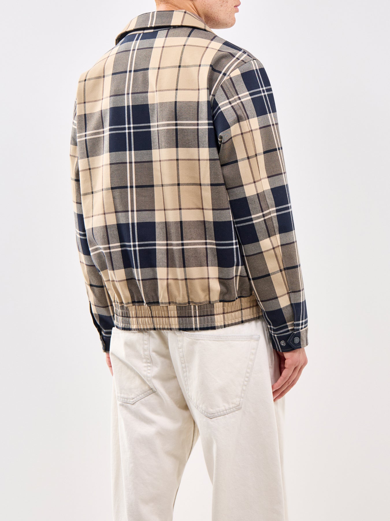 Tartan Showerproof Harrington Jacket