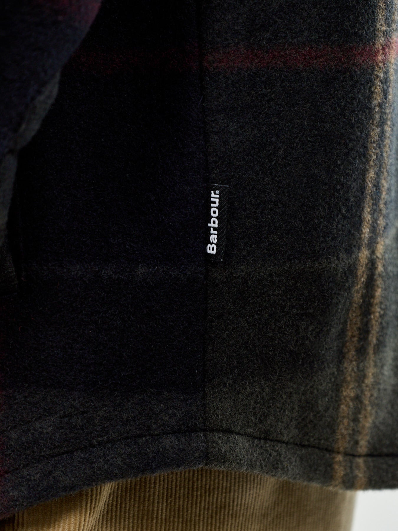 Men's Wool Blend Woodlane Brushed Check Overshirt
