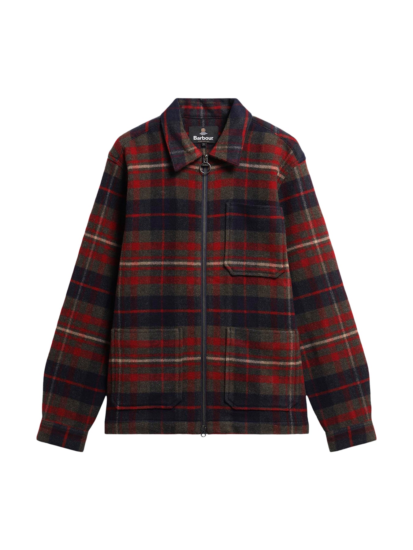 Southview Checked Wool Overshirt Multi