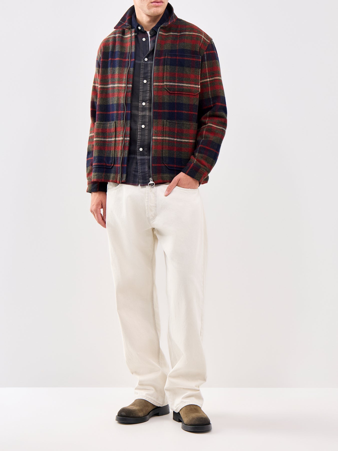 Authentic Dunoon Tartan Long Sleeve Shirt