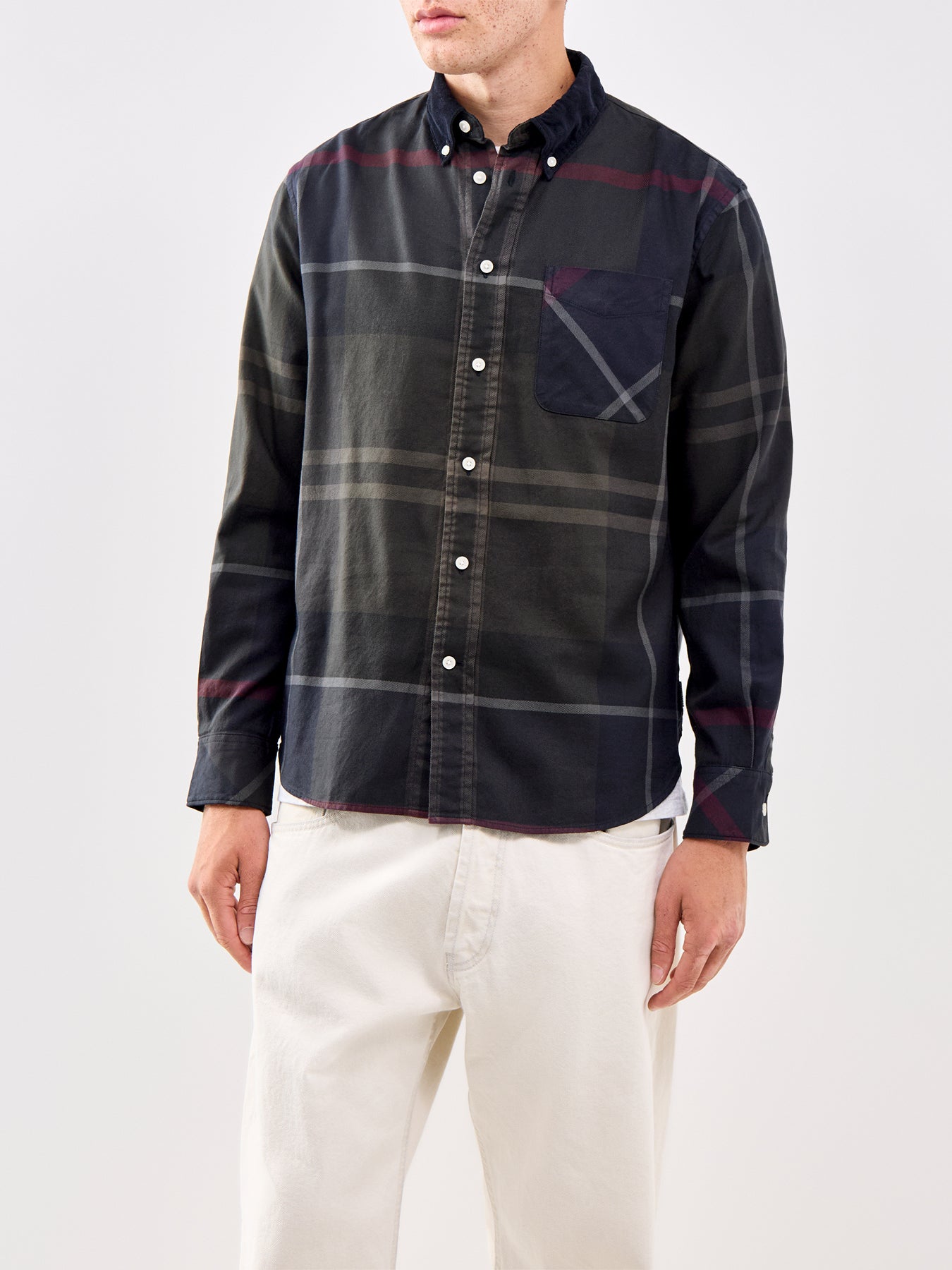 Authentic Dunoon Tartan Long Sleeve Shirt