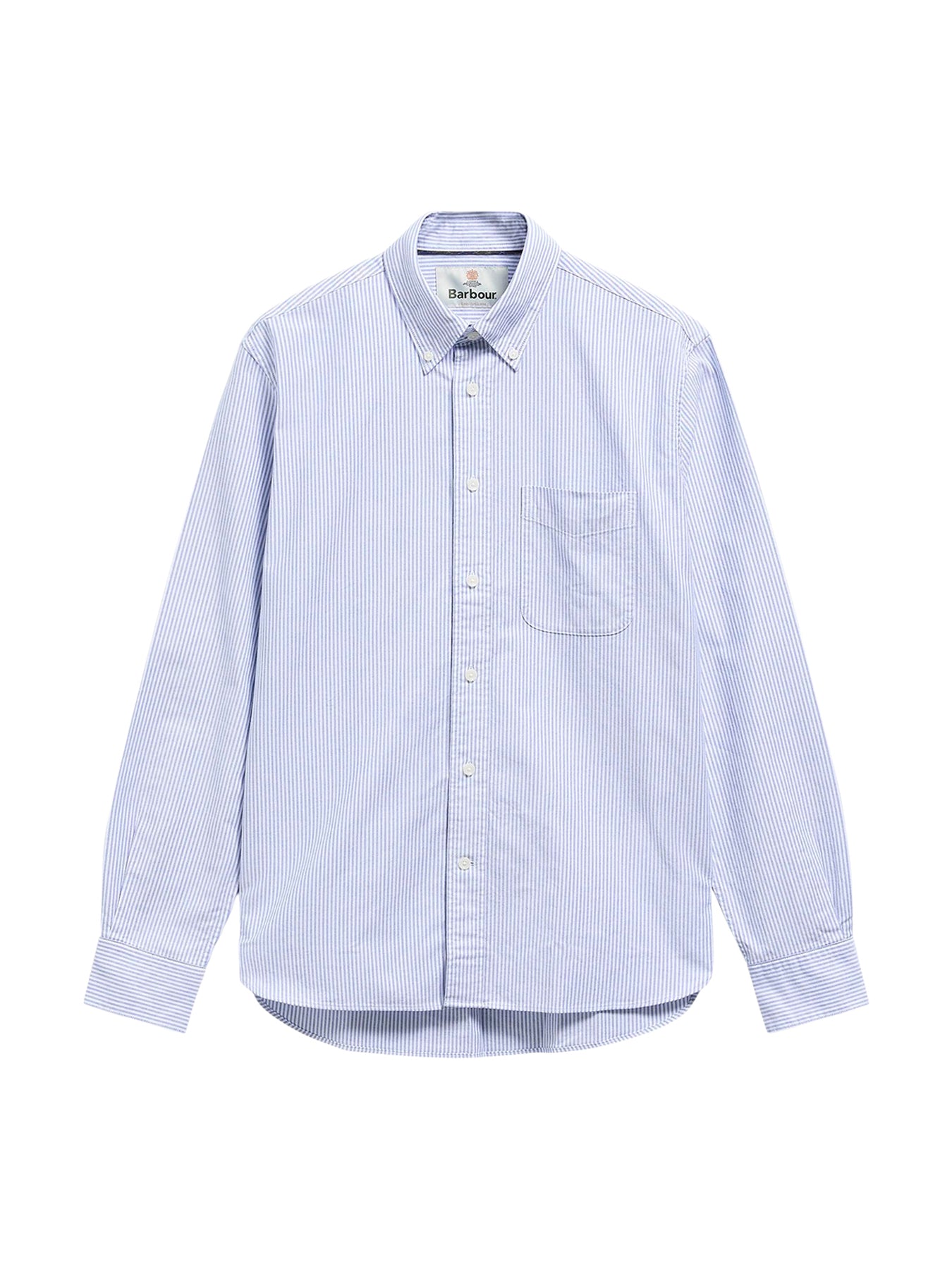 Authentic Striped Oxford Long Sleeve Shirt Blue