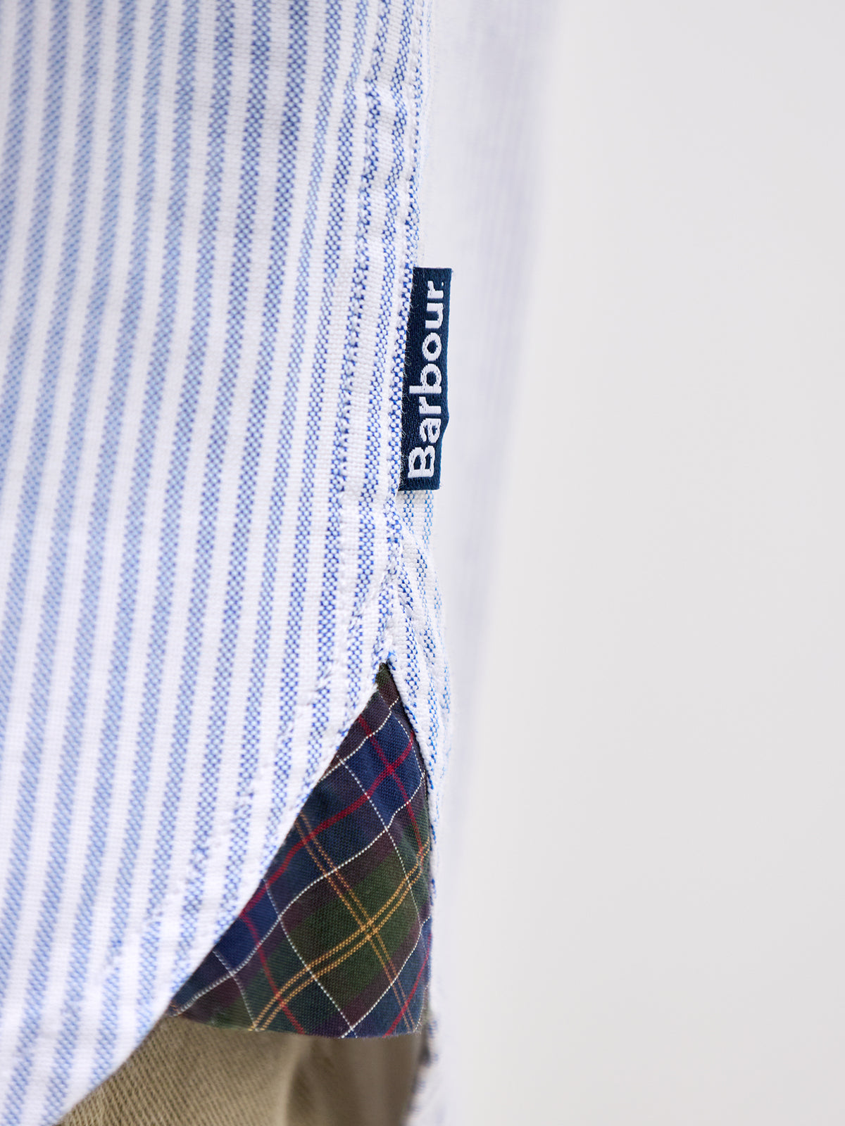 Authentic Striped Oxford Long Sleeve Shirt Blue