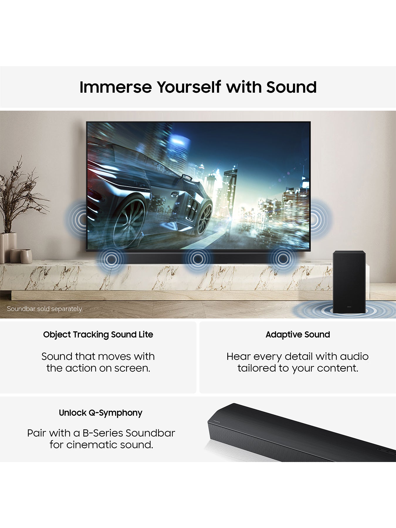 U8020H 65 Inch 4K Vision AI Smart TV