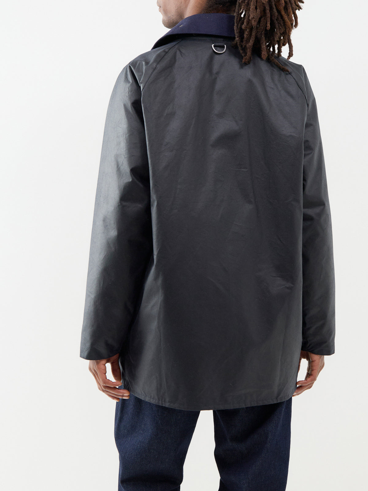 Barbour x APC Beaufort Waxed Cotton Jacket - Dark Navy