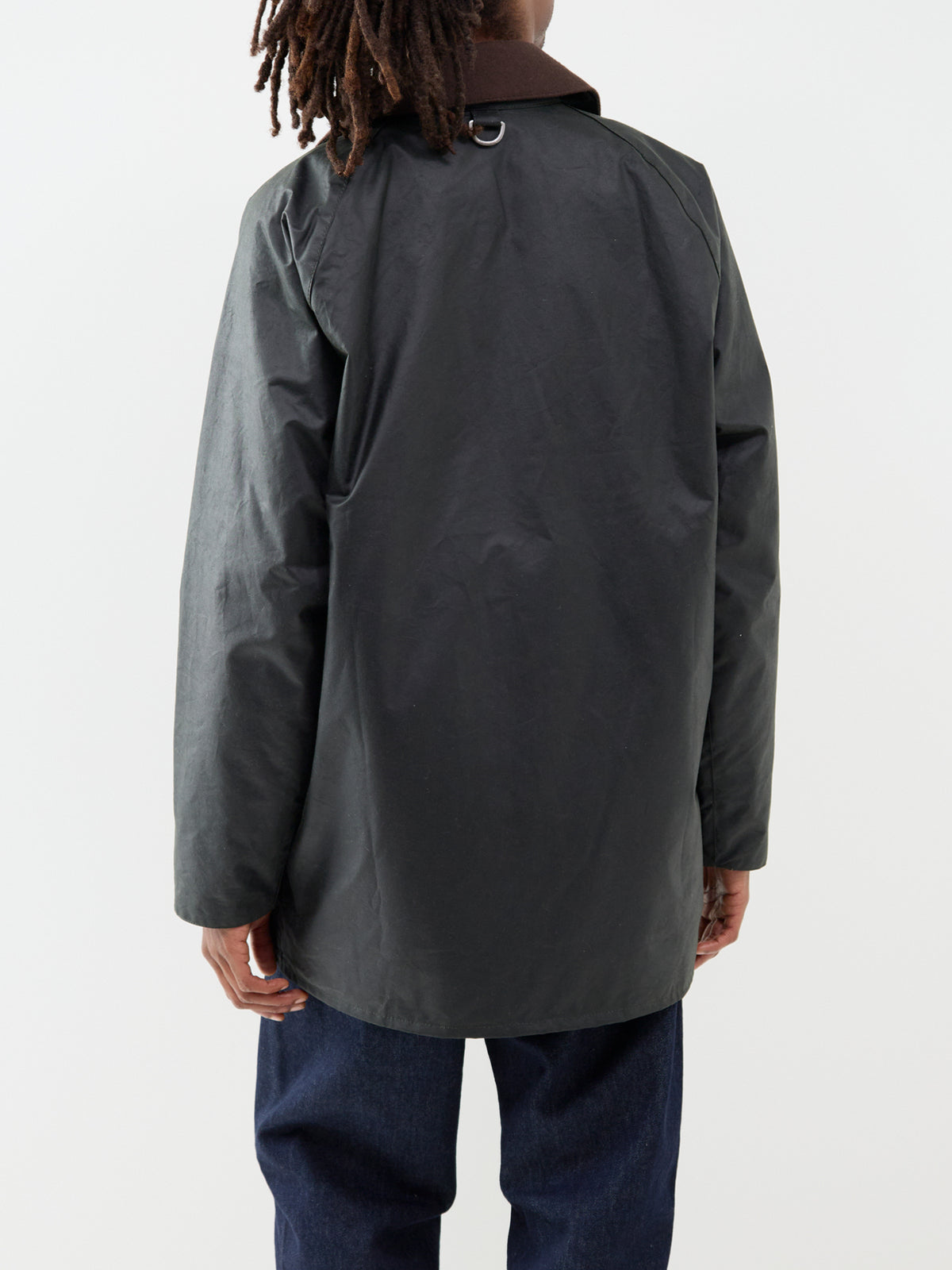 Barbour x APC Beaufort Waxed Cotton Jacket - Dark Sage
