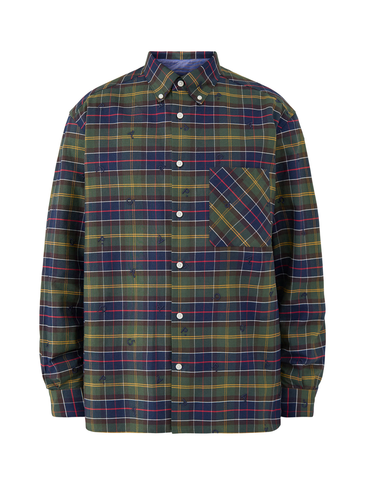 Barbour x APC Monogram Tartan Long-Sleeved Shirt - Classic Tartan