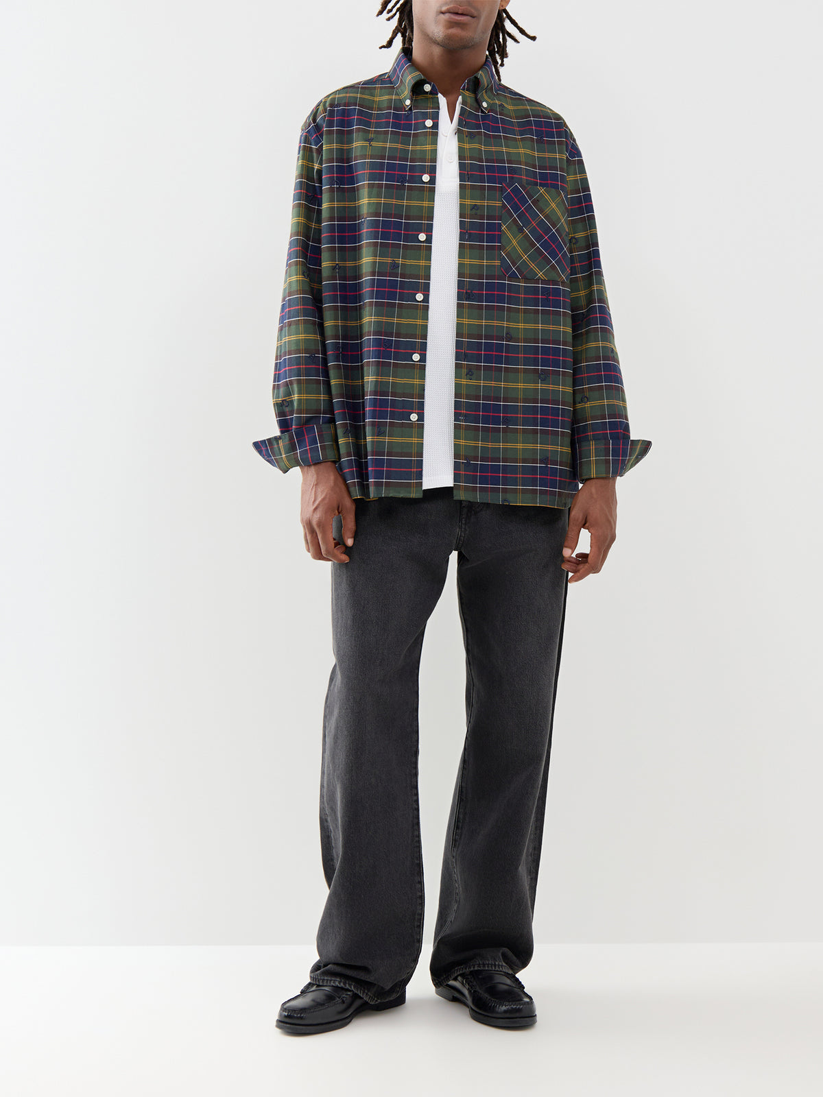 Barbour x APC Monogram Tartan Long-Sleeved Shirt - Classic Tartan
