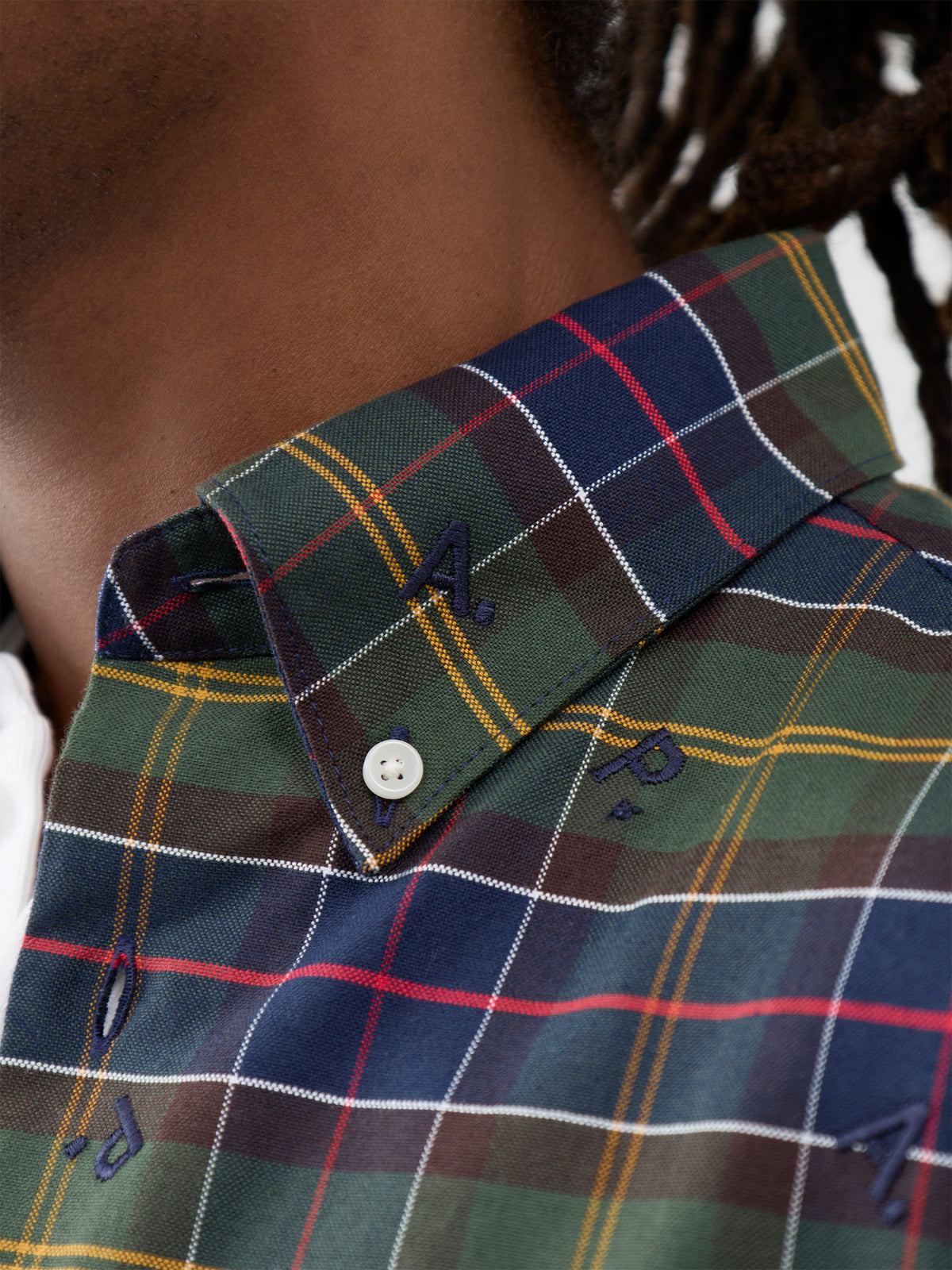 Barbour x APC Monogram Tartan Long-Sleeved Shirt - Classic Tartan