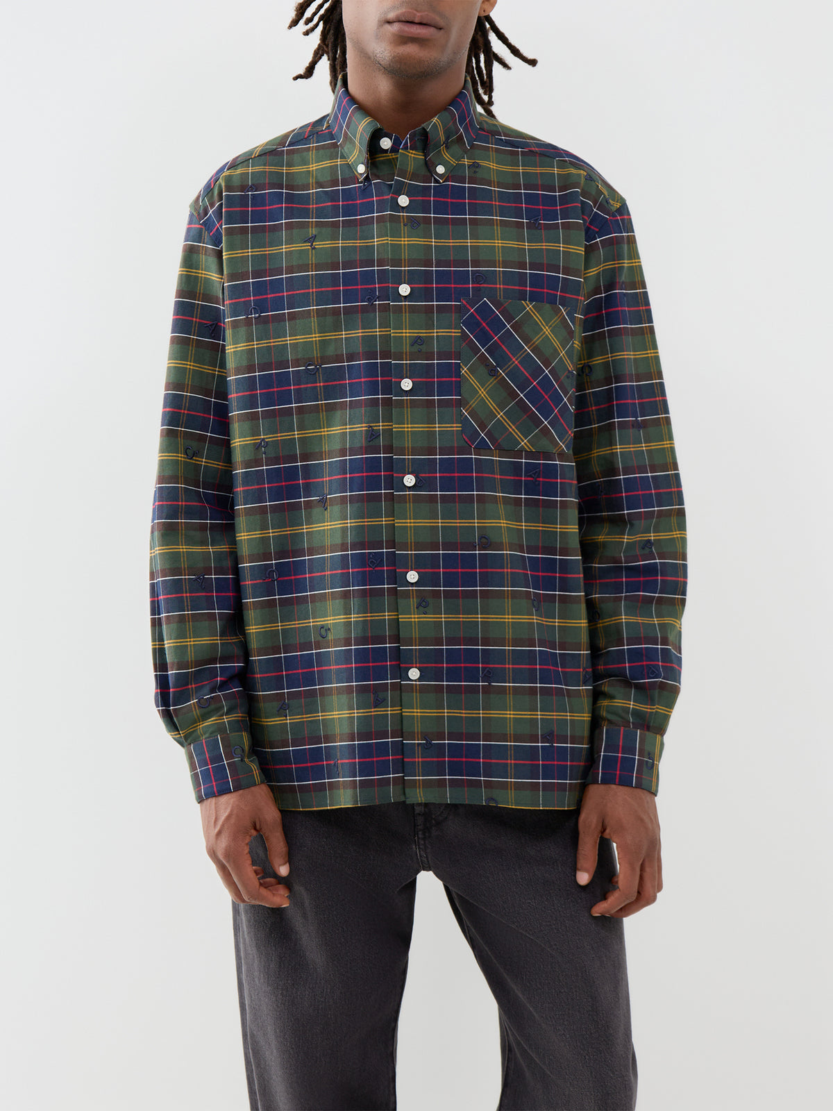 Barbour x APC Monogram Tartan Long-Sleeved Shirt - Classic Tartan