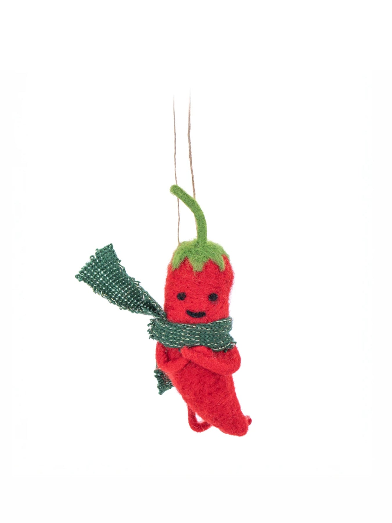Chilli Felt Christmas Hanging Decoration