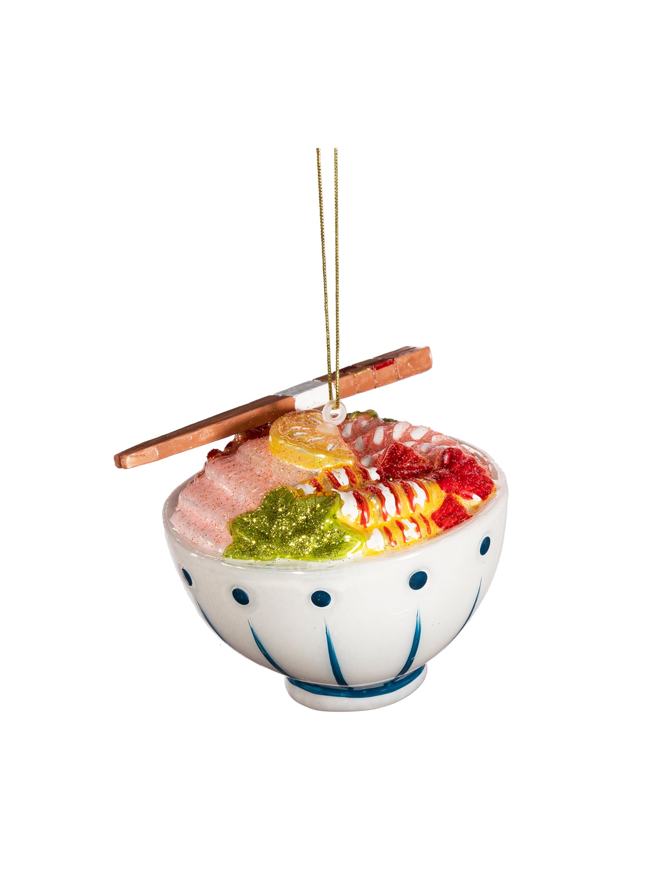 Ramen Bowl Shaped Christmas Bauble