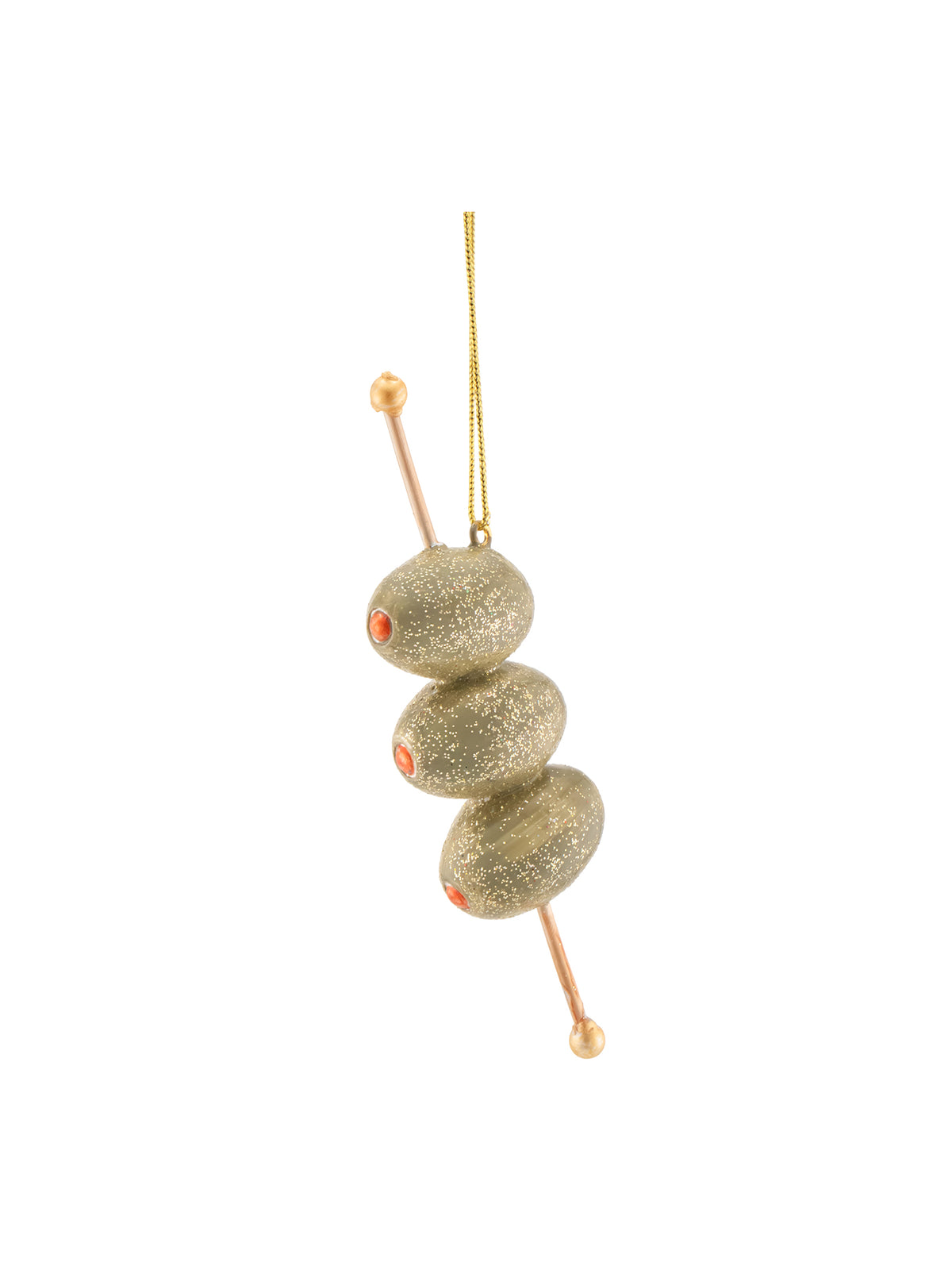 Olives On A Stick Shaped Christmas Bauble