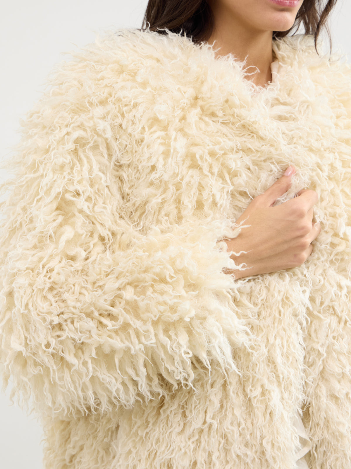 Irie Shaggy Faux Fur Jacket