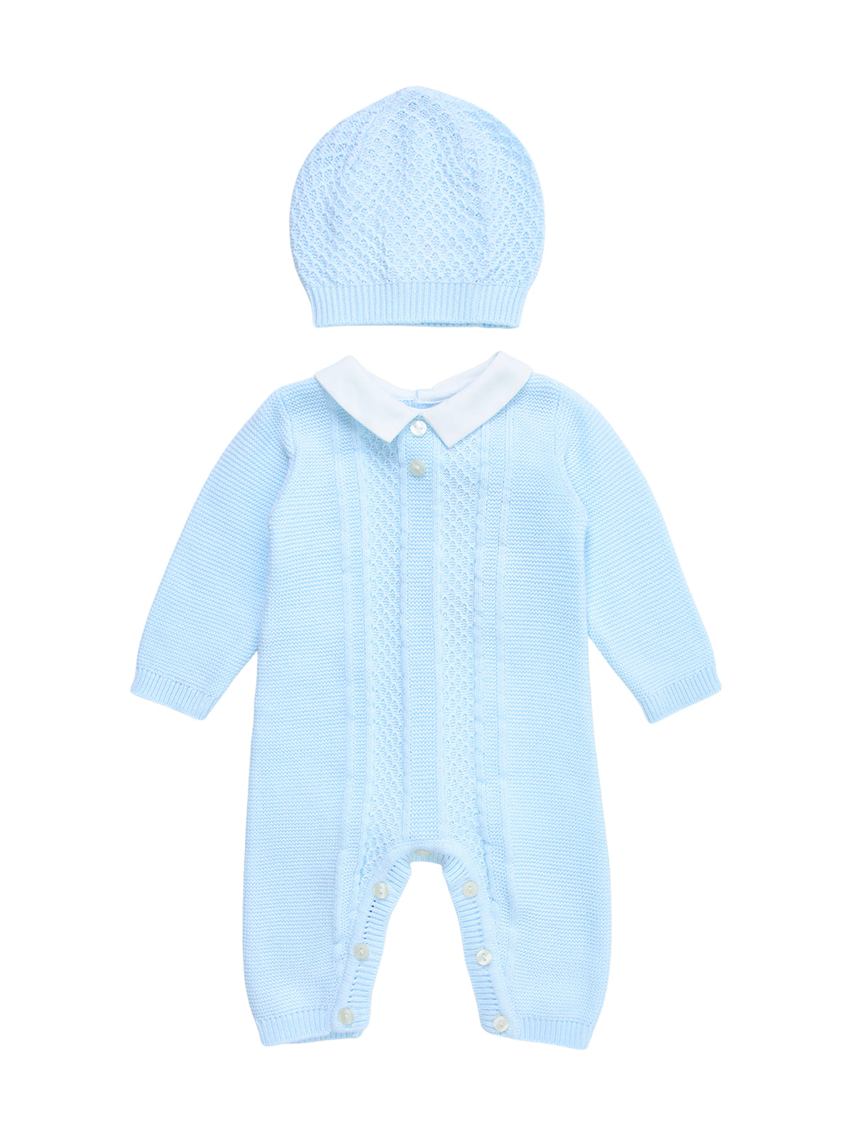 Munro Knitted All-In-One & Hat Set