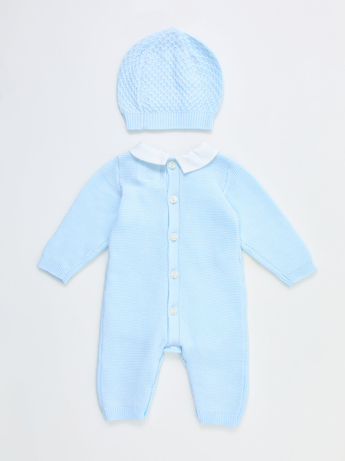 Munro Knitted All-In-One & Hat Set