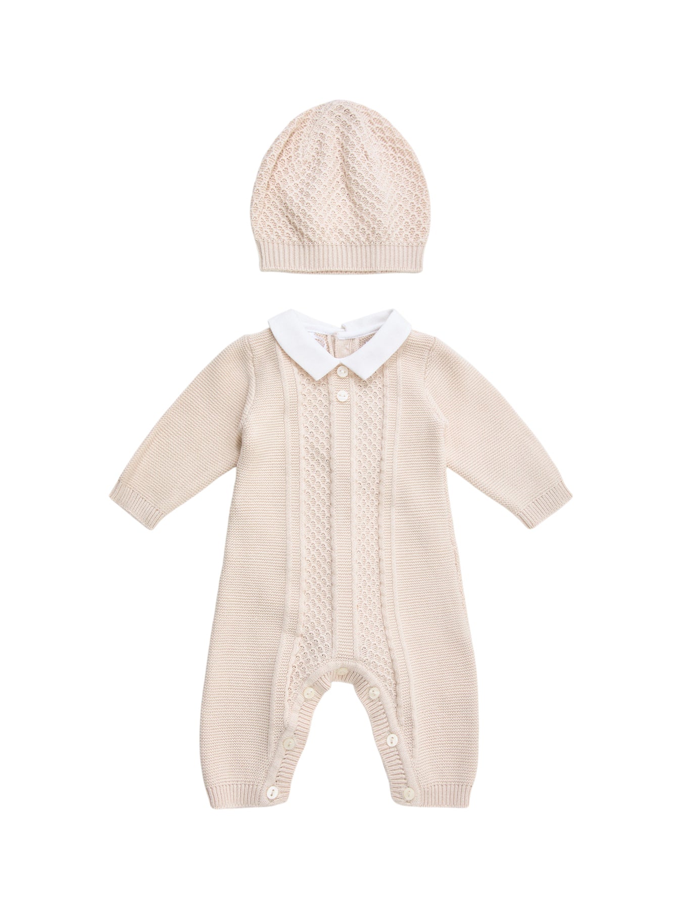 Munro Knitted All-In-One & Hat Set