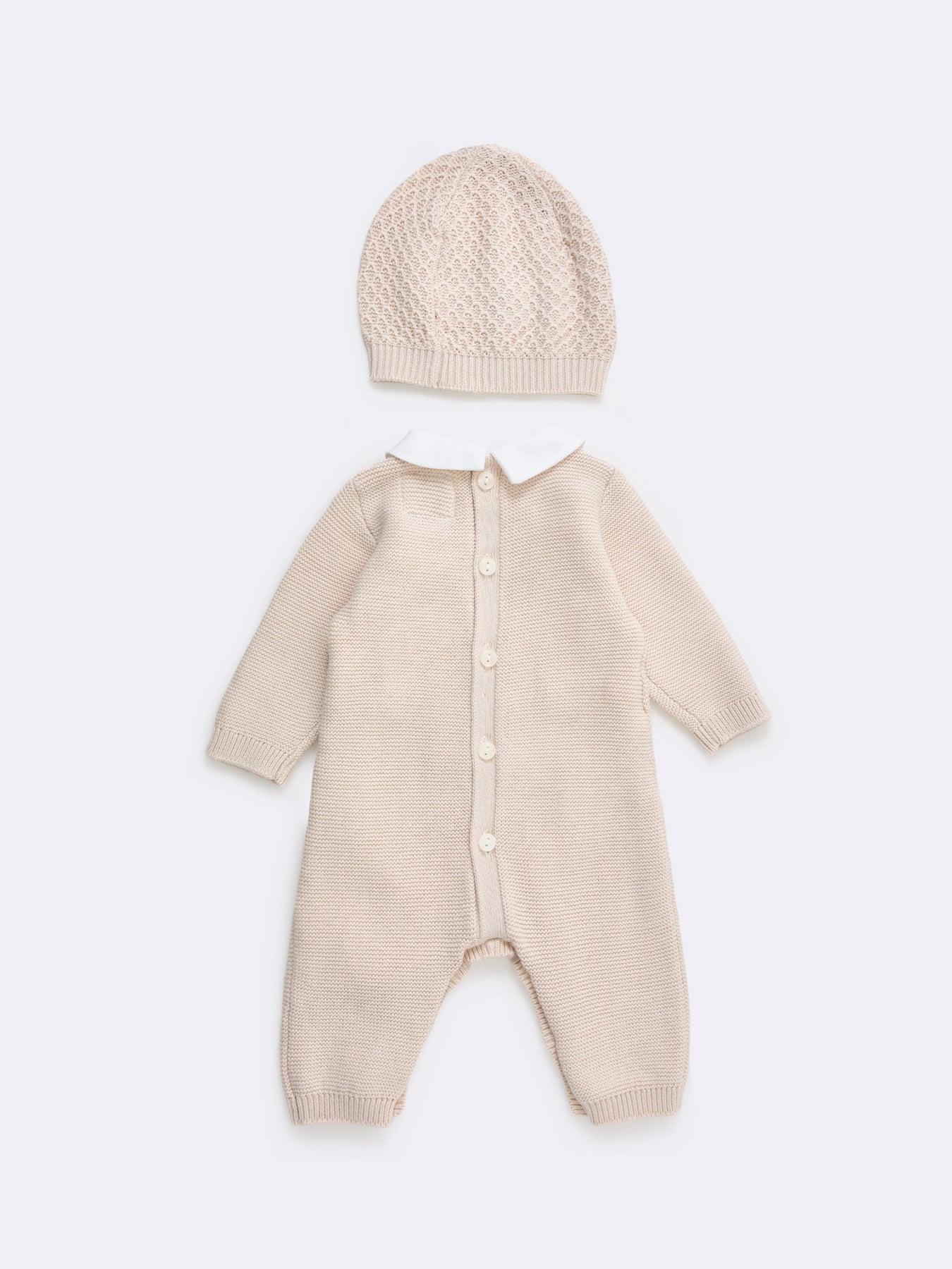 Munro Knitted All-In-One & Hat Set