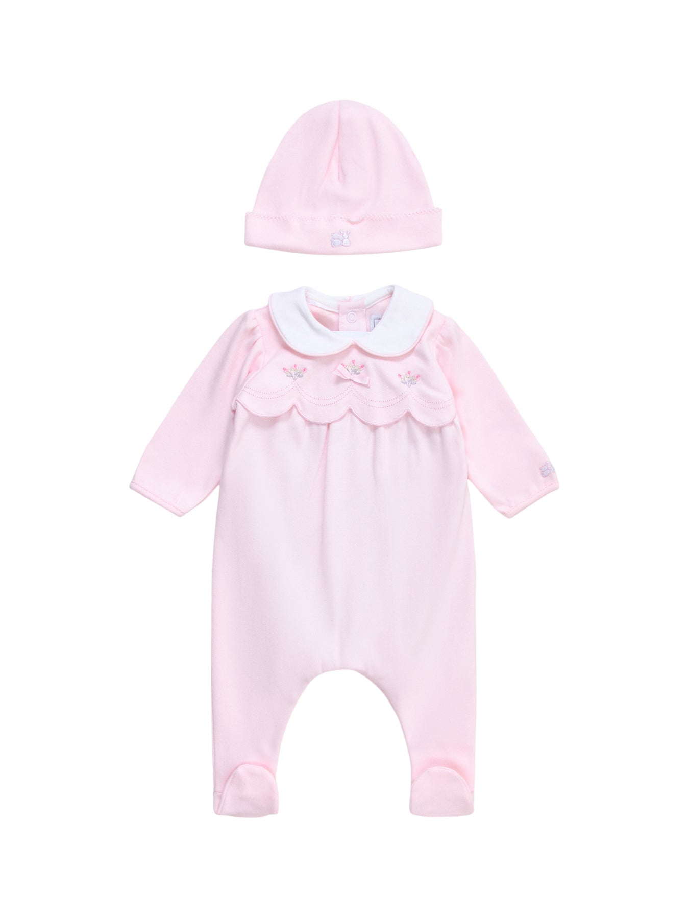 Matilda Embroidered All-In-One & Hat Set