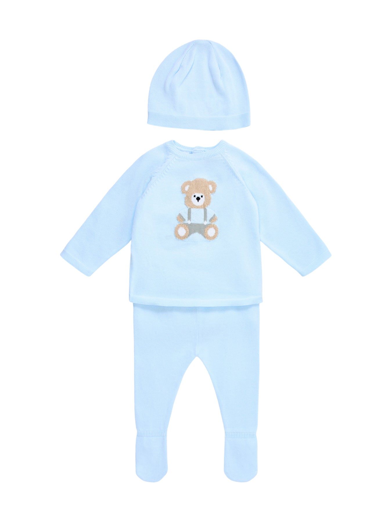 Marco Teddy Knitted 2-Piece Set & Hat