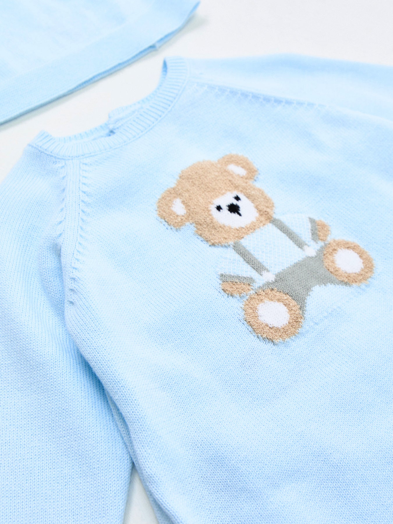 Marco Teddy Knitted 2-Piece Set & Hat
