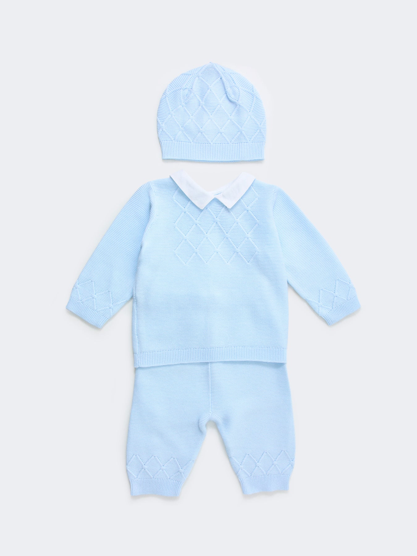 Malachi Knitted 2-Piece Set & Hat