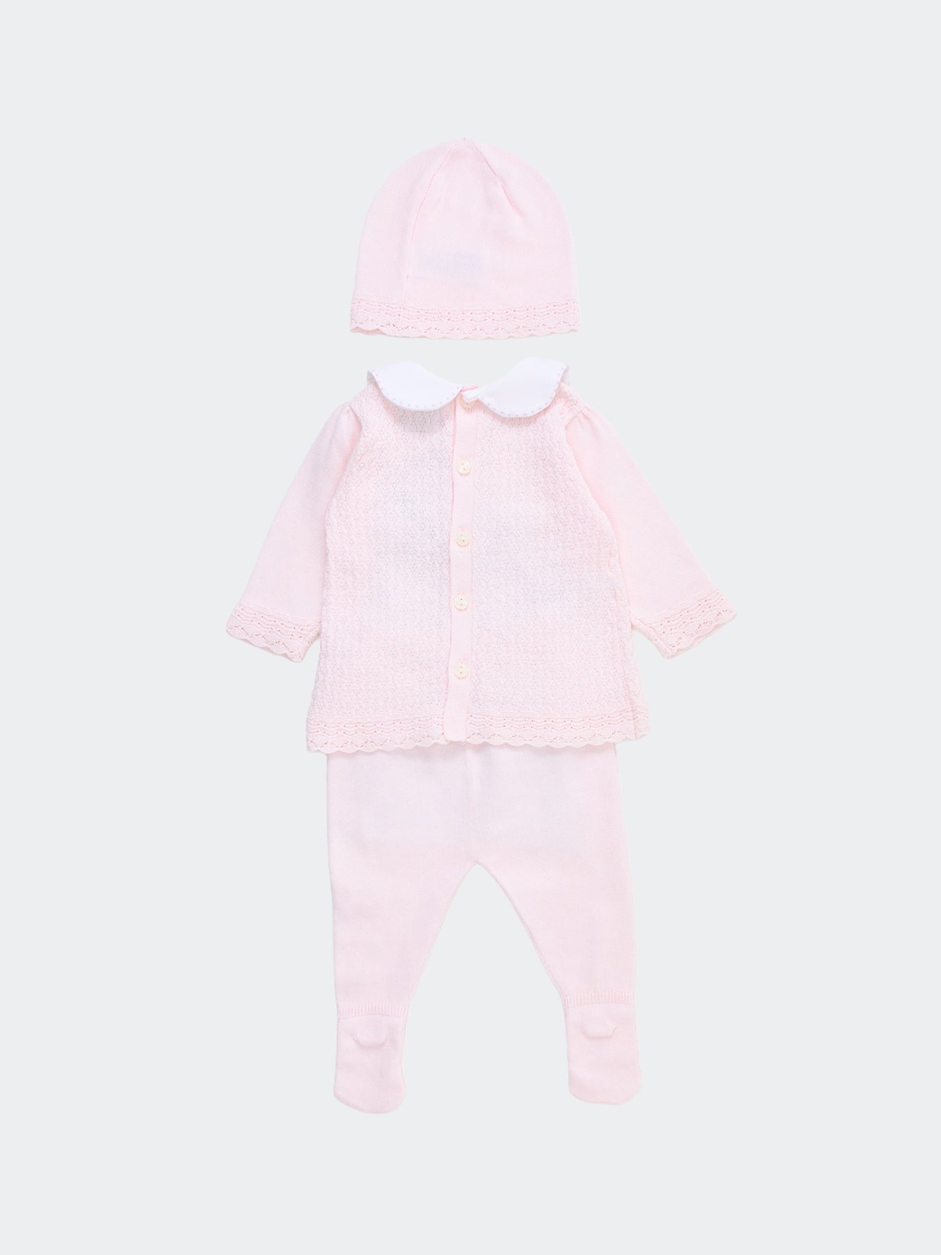 Minny Knitted 2-Piece Set & Hat
