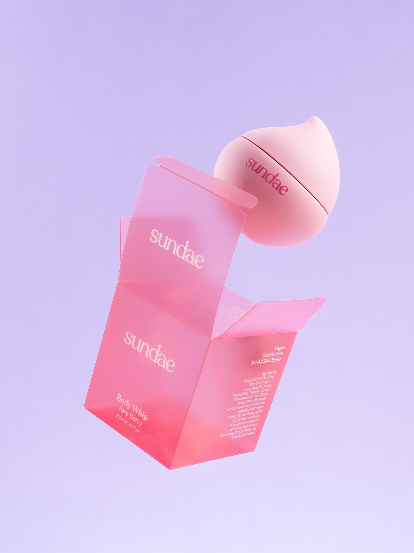 Body Whip Moisturiser - Very Berry