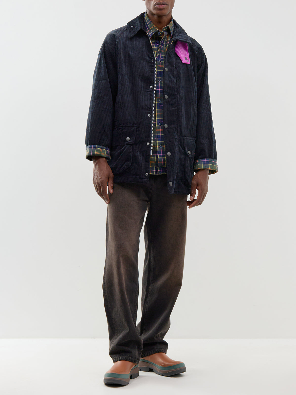 Barbour X Paul Smith Cord Beaufort Jacket