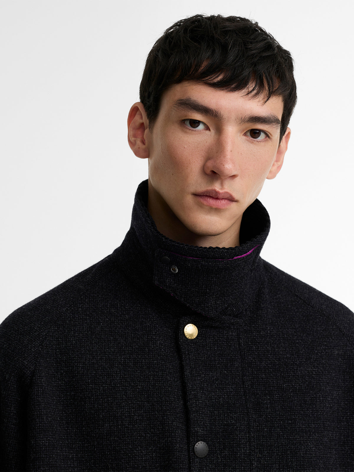 Barbour X Paul Smith Transport Wool Jacket - Charcoal
