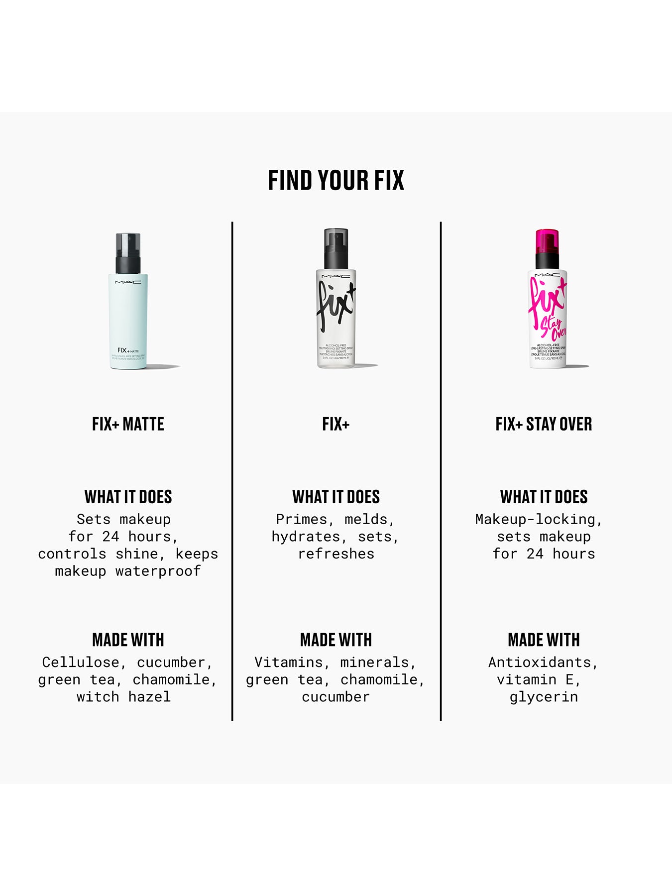 Fix+ Stay Over Matte 24HR Setting Spray 100ml