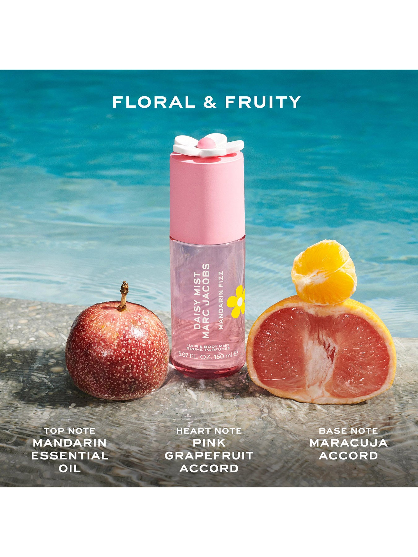 Daisy Mandarin Fizz Hair & Body Mist 150ml
