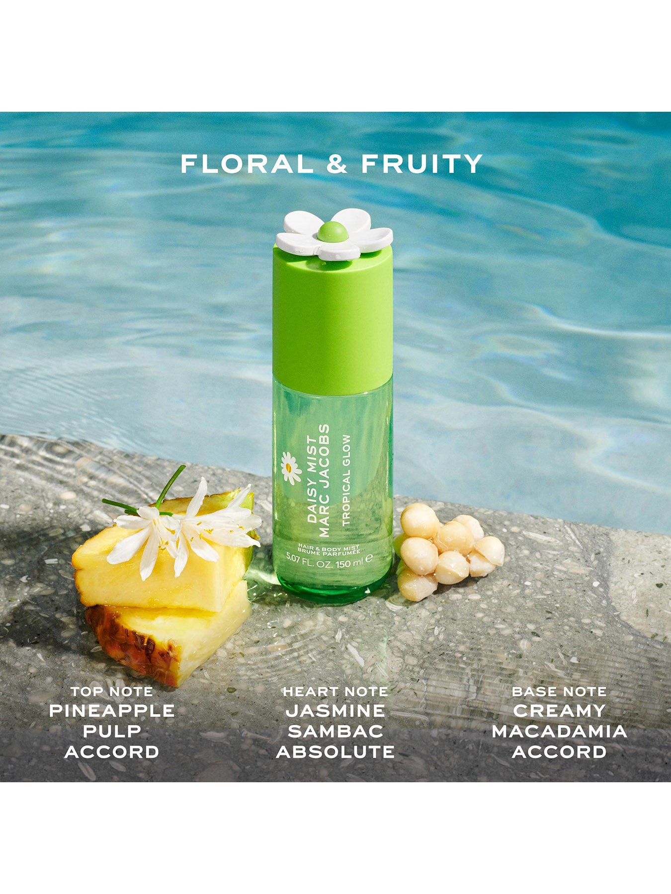Daisy Tropical Glow Hair & Body Mist 150ml