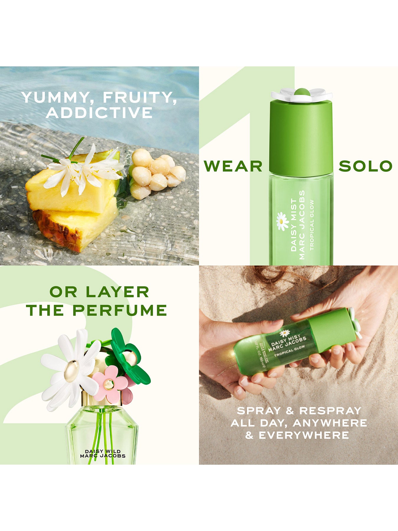 Daisy Tropical Glow Hair & Body Mist 150ml