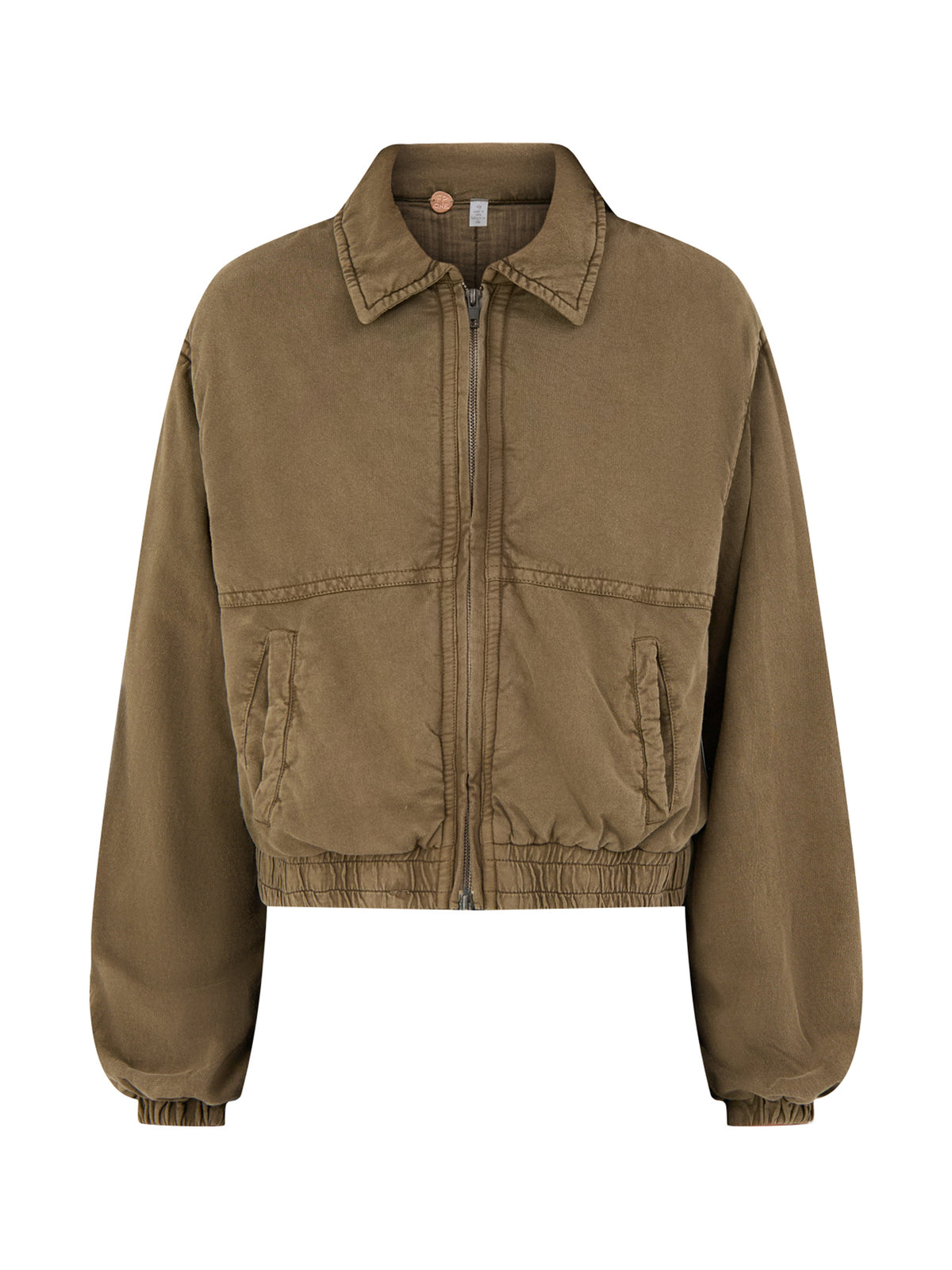 Cotton Birdie Washed Bomber Jacket