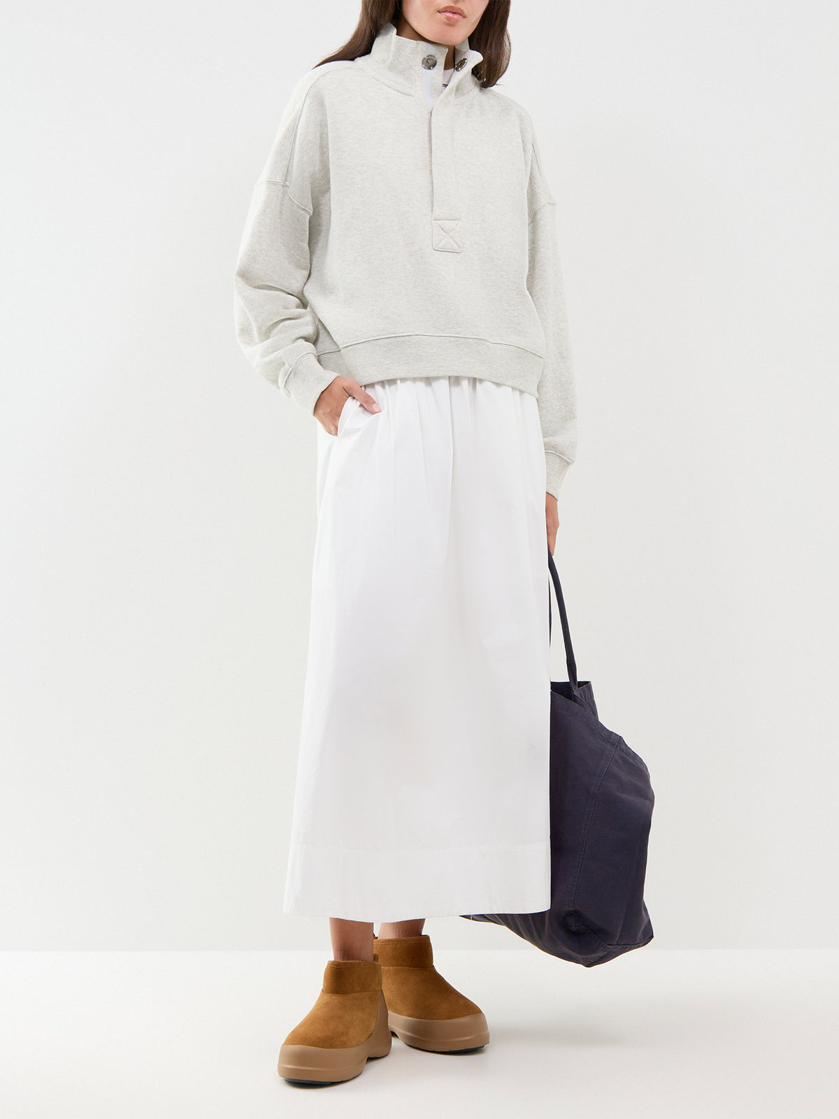 Cotton Timeless Half-Zip Pullover