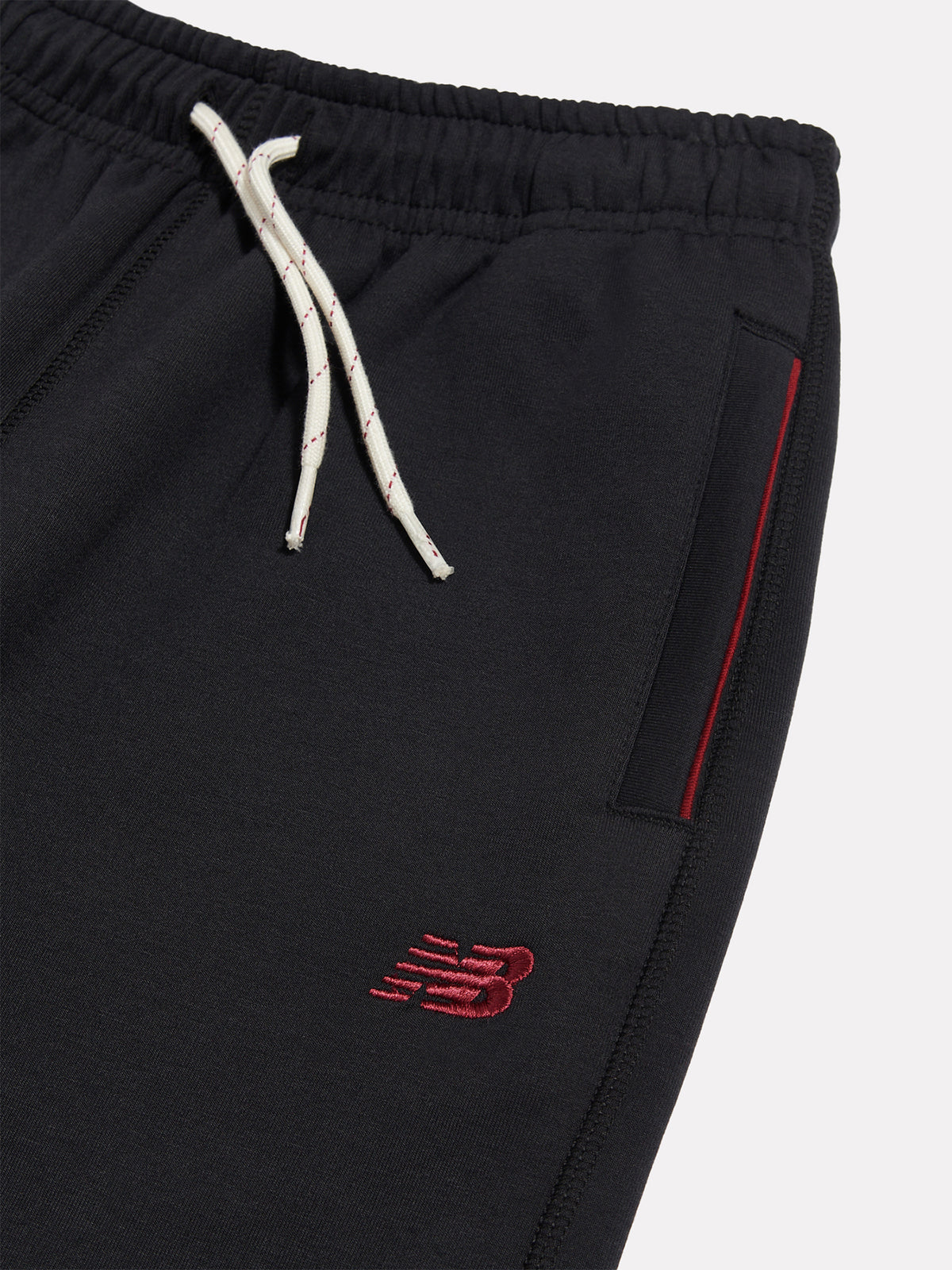 Boys' Linear Cotton Straight-Leg Joggers - Caviar