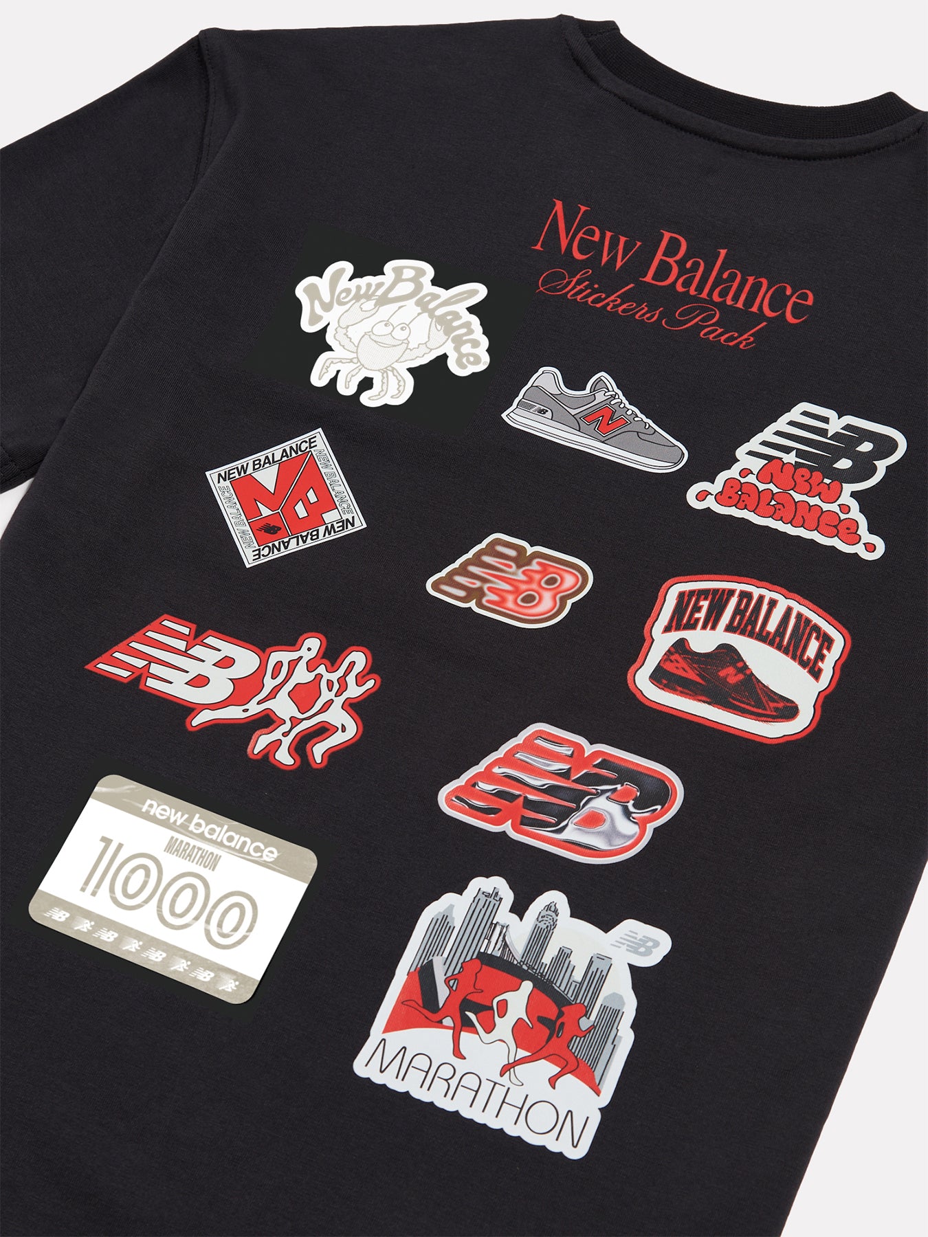 Boys Sticker Pack Graphic T-Shirt